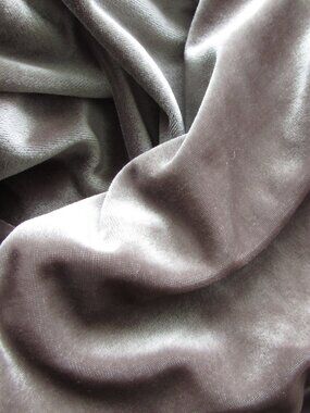 Taupe Stretch Velour Fabric - 1.5m x 1.85m